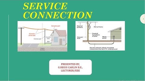 Electrical Estimation & Energy Auditing || Service Connection (Overhead & Underground)