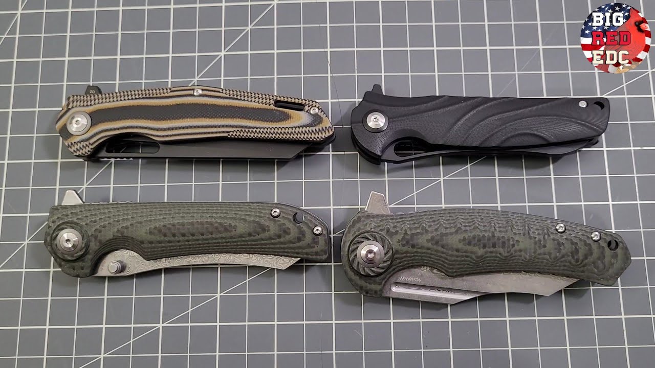 Four New Knives From Shieldon : Boa, Bazoucan, Tranchodon and Tortank