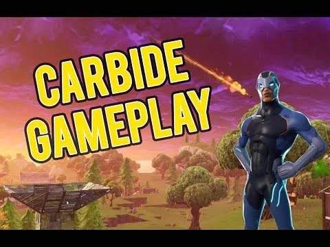 Fortnite Battle Royale NEW Carbide Skin Gameplay!