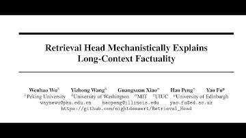 [QA] Retrieval Head Mechanistically Explains Long-Context Factuality