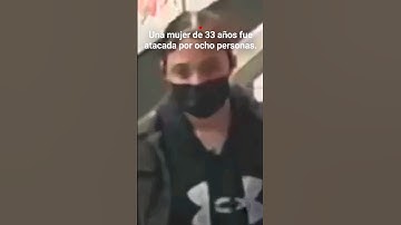Mujer es golpeada por 8 sospechosos en #centercity #shortsunivision