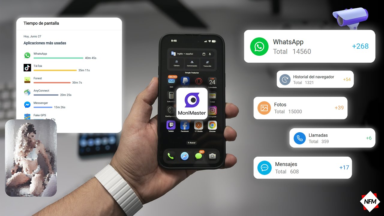 Como Espiar un iPhone o Android de Forma Eficaz con MoniMaster PRO
