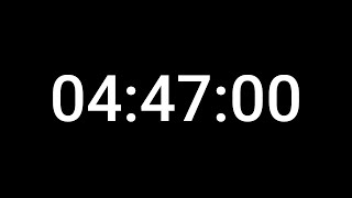 4 Hour 47 Minute Countdown