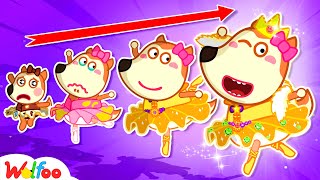 Rich vs Broke vs Giga Rich! Lucy Became Famous Ballerina  Funny Stories for Kids | Wolfoo Family