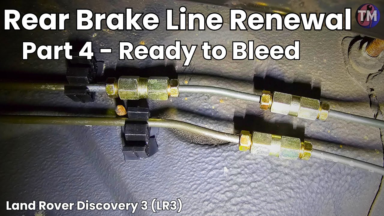 Land Rover Brake Line Protection Land Rover Discovery 3 (LR3) - Rear Underbody Solid Brake Line ...