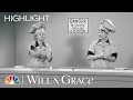 Jack and Grace Reenact I Love Lucy's Chocolate Factory Scene - Will & Grace