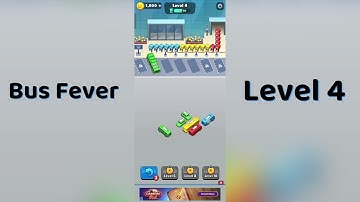 🚌 Bus Fever Level 4 Walkthrough | Step-by-Step Guide 🎮 | SolutionGuruji
