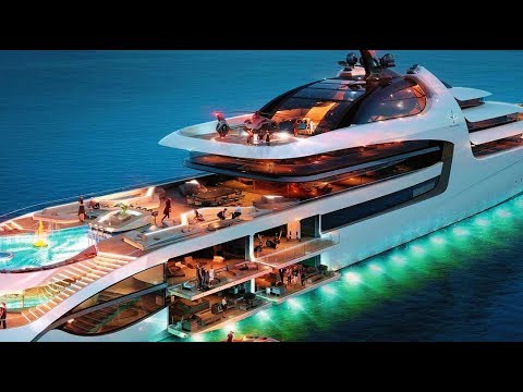2018 Futuristic Innovative Elegant Admiral X Force 145 Most Expensive Luxury Mega Yacht Youtube