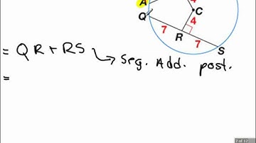 Circle Geomtry: Using Chords Equidistant From the Center