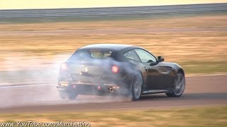 2016 Ferrari FF Testing Mule Spied Driving Hard Resimi