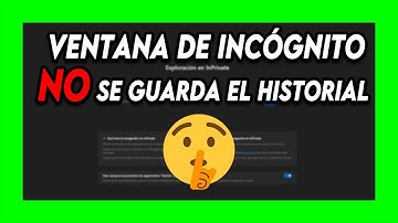 como abrir una ventana incognito/privada en microsoft edge