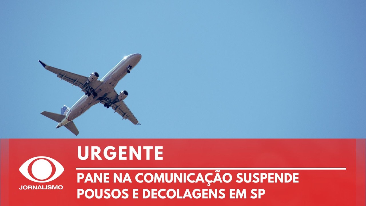 Pane na comunicação suspende pousos e decolagens em SP | BandNews TV