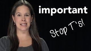 How to Pronounce IMPORTANT - American English