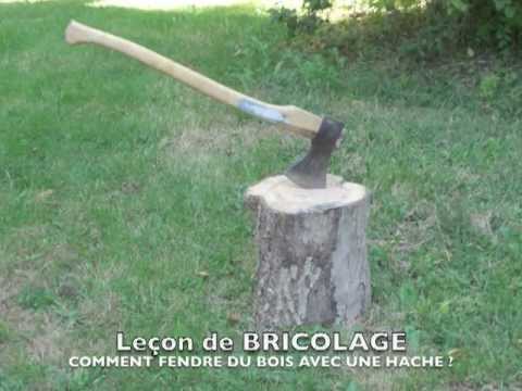 Billot de Bois avec Hache