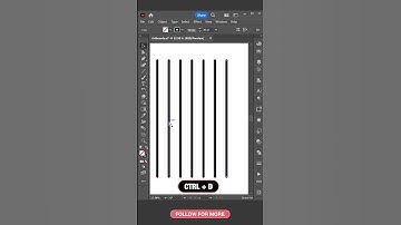 How To DUPLICATE OBJECTS In Adobe Illustrator 2023? #shorts