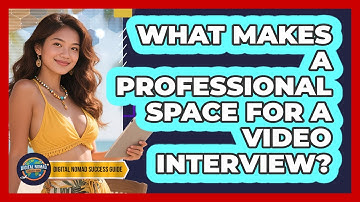 What Makes A Professional Space For A Video Interview?