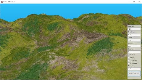 GBE3D : Composant TGBETerrain pour Delphi