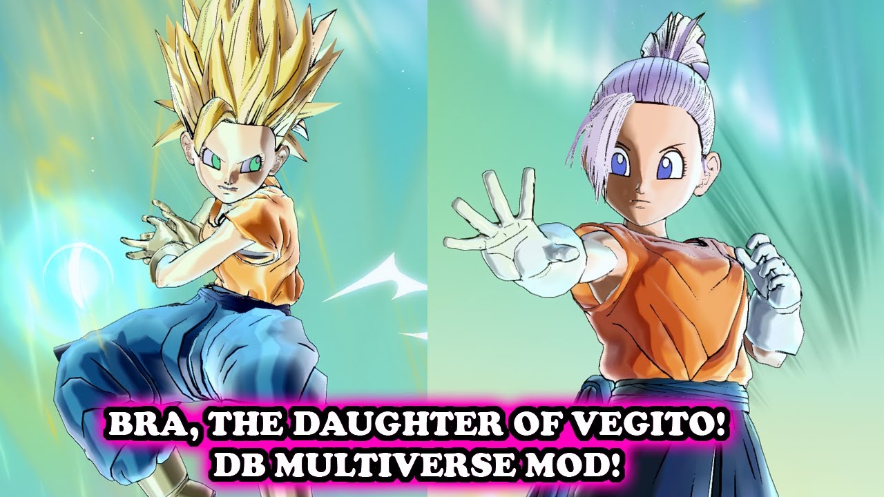 THE OVERPOWERED DAUGHTER OF VEGITO, BRA SSJ2! DB Multiverse Crossover! Dragon  Ball Xenoverse 2 Mods 