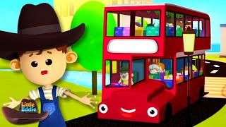 Колеса На Автобусе, Дошкольные Учусь Видео Для Детей От Little Eddie