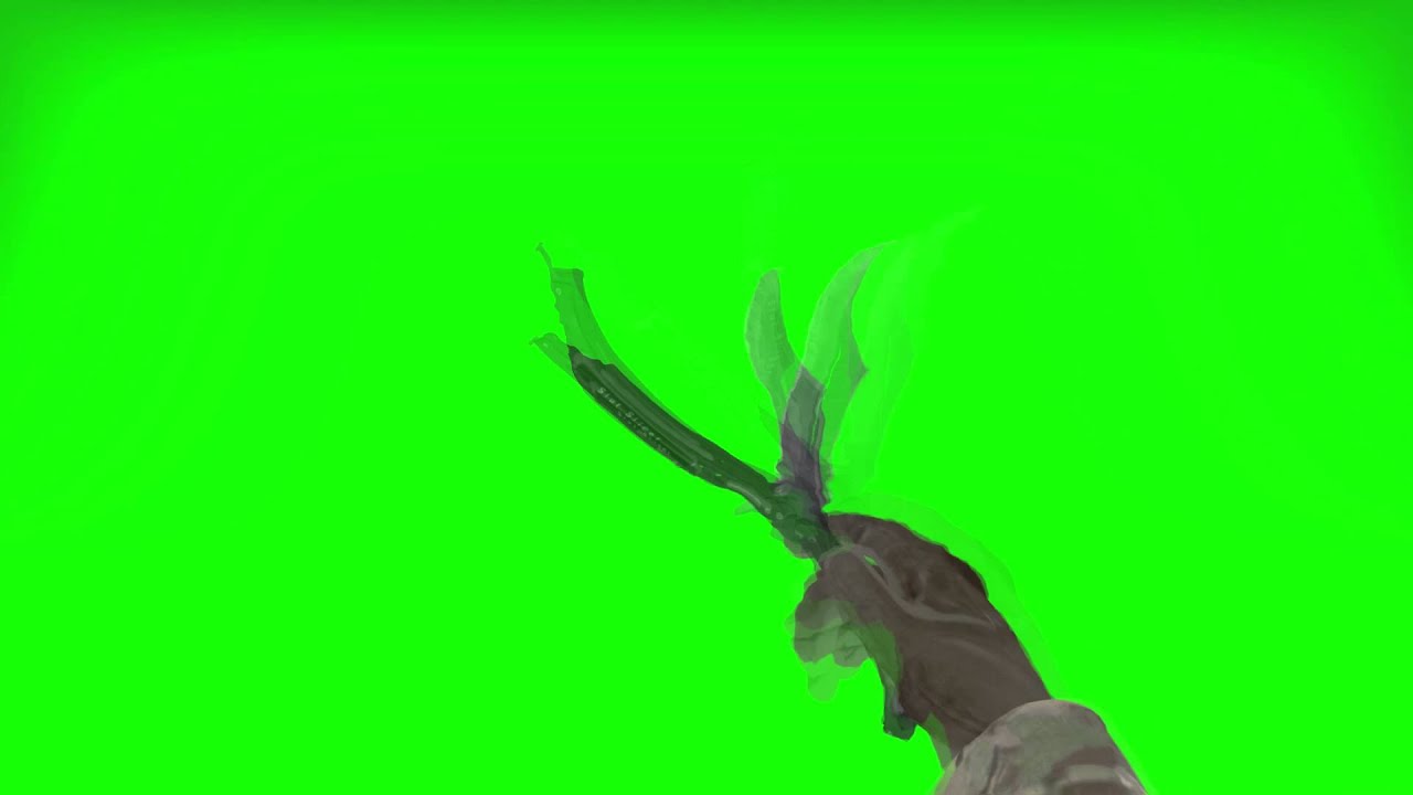 CS:GO Butterfly Knife Green Screen - YouTube