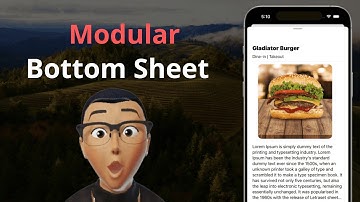 🔥Creating a Modular Bottom Sheet in SwiftUI: A Step-by-Step Guide