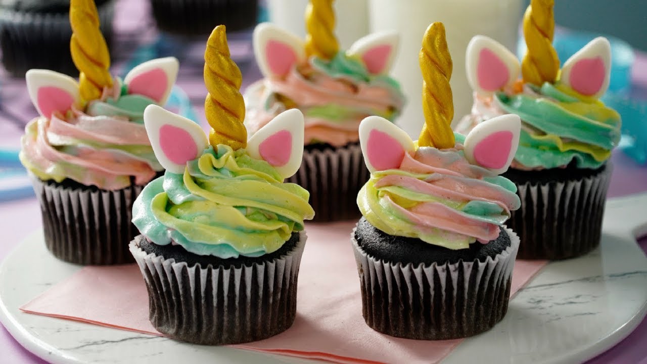 Featured image of post Cupcakes De Unicornio En Crema Ingredientes para hacer los cupcakes de unicornio