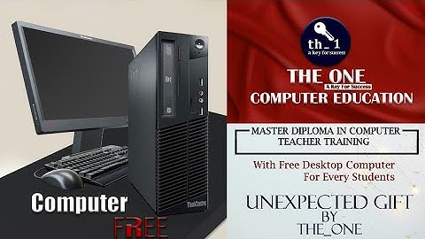 Talent Hunt Examination to Get Admission in (MDCTT) with Free Desktop Computer for Every Students.