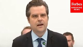 'This Is Life Or Death': Matt Gaetz Takes Aim At Progressive Philadelphia D.A. Larry Krasner