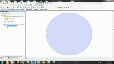 How to create buffer on arcmap