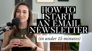 How to Start an Email Newsletter 2025 📬 (in under 15 minutes)