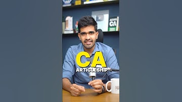 3 Important Things I Have Learnt From CA Articleship 😍#shorts #kushallodha #ca #articleship