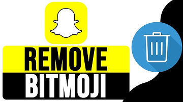 How to REMOVE BITMOJI from SNAPCHAT 2024 | Delete Bitmoji from Snapchat