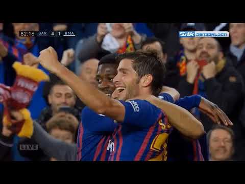 ბარსელონა 5-1 რეალი სუარესის მესამე გოლი