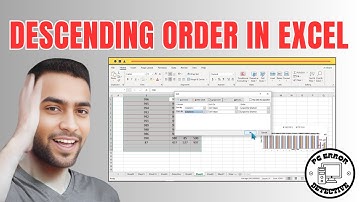 How to Arrange in Descending Order in Excel | Sort Your Data Like a Pro