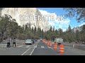 Yosemite National Park 4K - Scenic Drive - Yosemite Valley