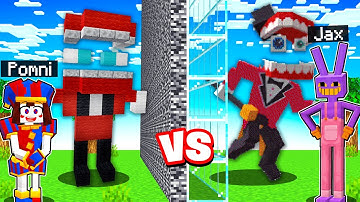 Jax Cheated Using //PASTE In AMAZING DIGITAL CIRCUS BUILD BATTLE with Pomni!