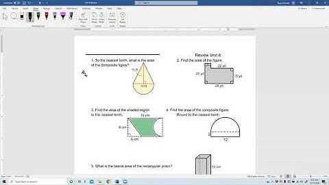 Unit 8 Review: Surface Area & Volume