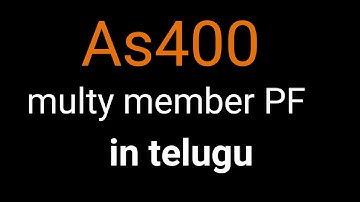 multy member physical file, as400 in Telugu video 03-6