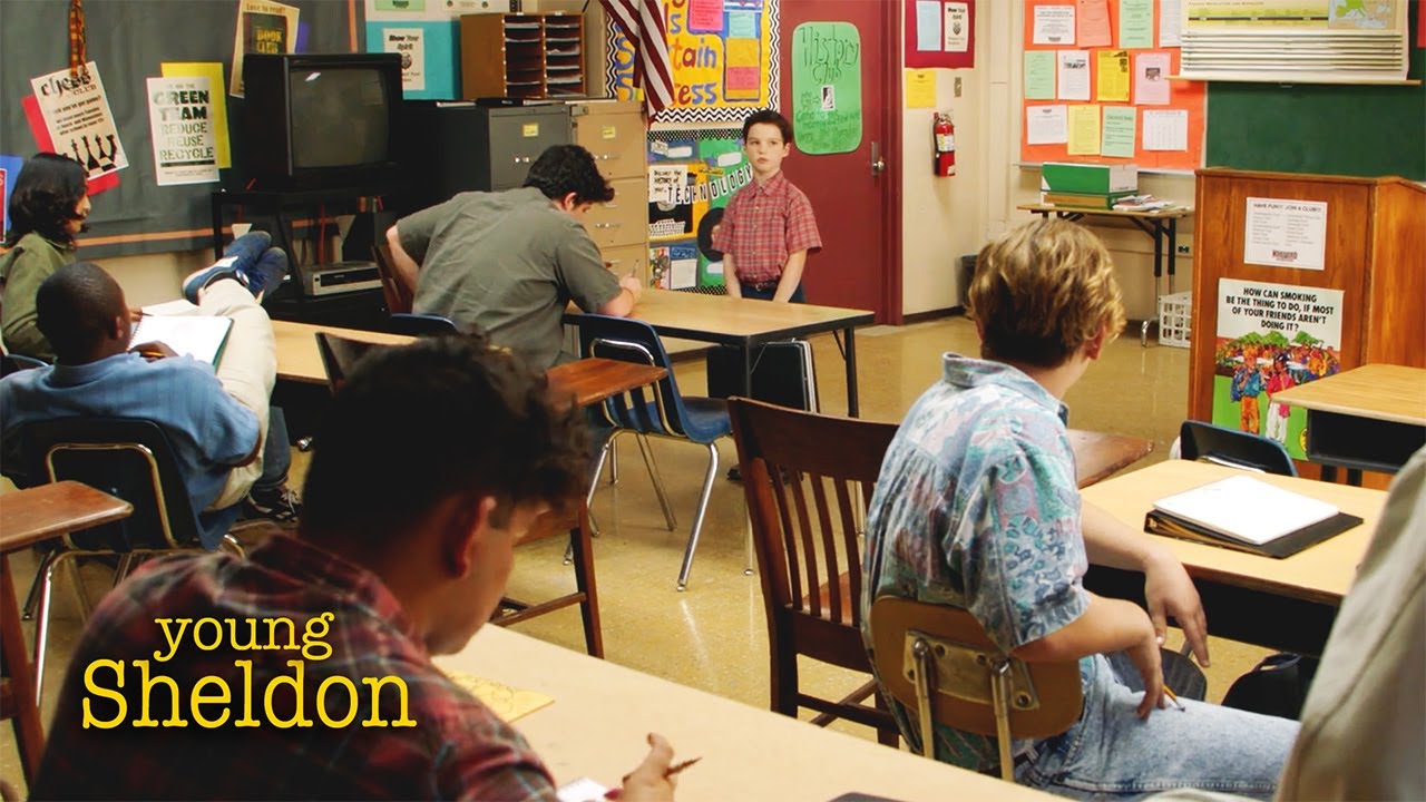 Sheldon’s First Time in Detention | Young Sheldon - YouTube