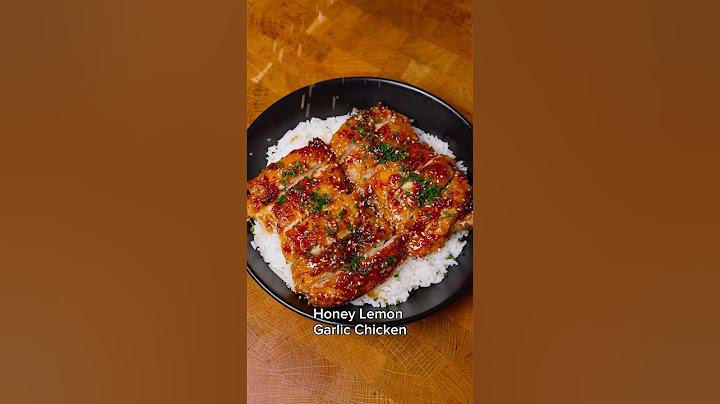 Honey Lemon Garlic Chicken #SHORTS