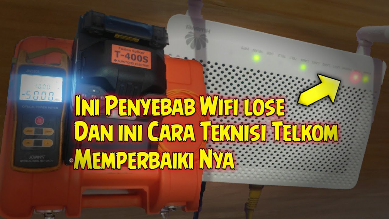 Cara Memperbaiki Wifi indihome Lose Merah Dan Apa Penyebab Gangguan