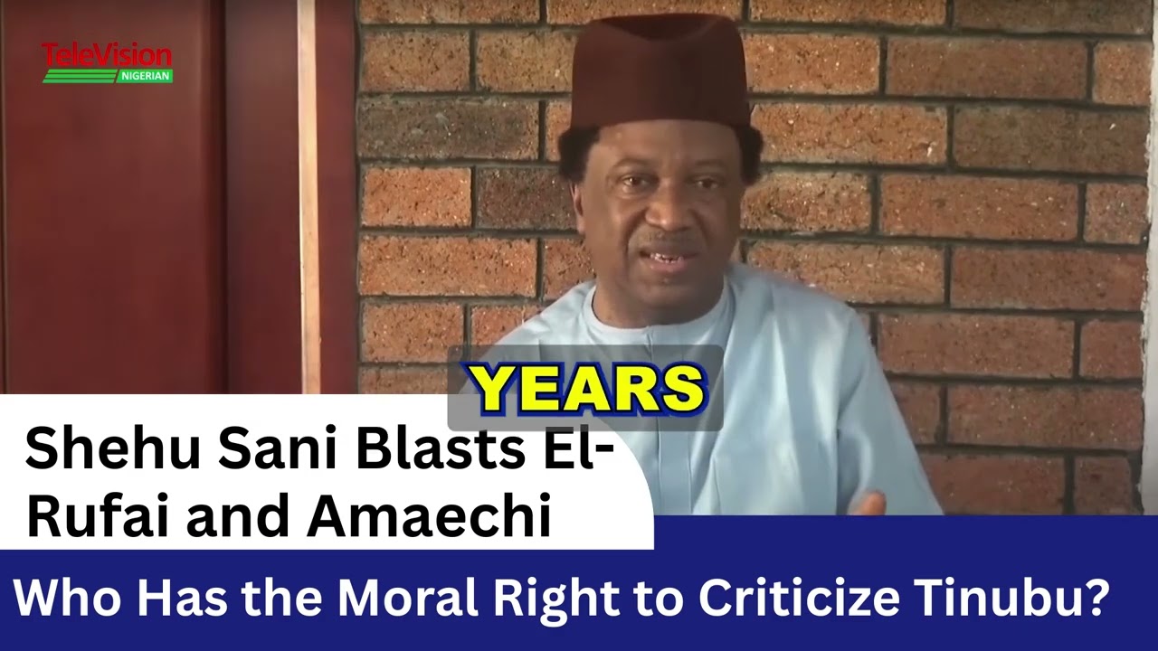Shehu Sani Blasts El Rufai and Amaechi