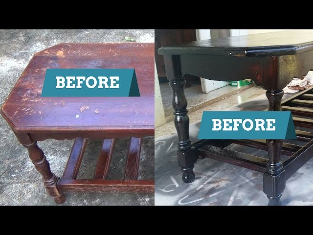 How To Sand Strip And Refinish Varish A Coffee Table You - How To Sand And Restain Table