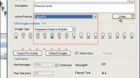 Perytons Analyzers - 802.15.4/ZigBee/6LoWPAN data capture