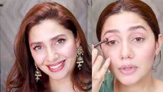 How to do mahira khan’s make up in 5 minutes #pakistaniactresse #2024