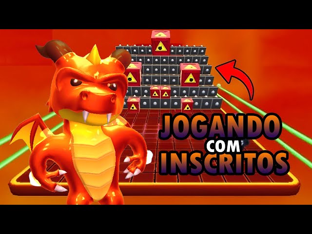 🔴 STUMBLE GUYS AO VIVO 🔥 BLOCK DASH LENDÁRIO 🔥 JOGANDO COM INSCRITOS! 💫  ‹ DARKGUINHO › 