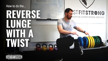 Reverse Lunge with a Twist