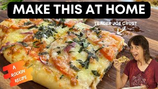 I Took TWO Different Trader Joe's Pizza Crusts and Made The Best Pizzas Ever!