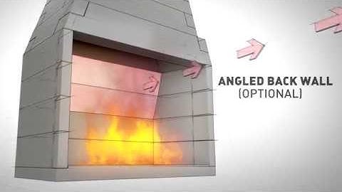 FireRock Pre Engineered Masonry Fireplace