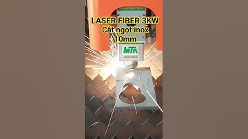 Máy CNC LASER FIBER 3Kw cắt ngọt inox 304 dày 10mm  #maycatlaserfiber #mta #3Kw #maycnclaser